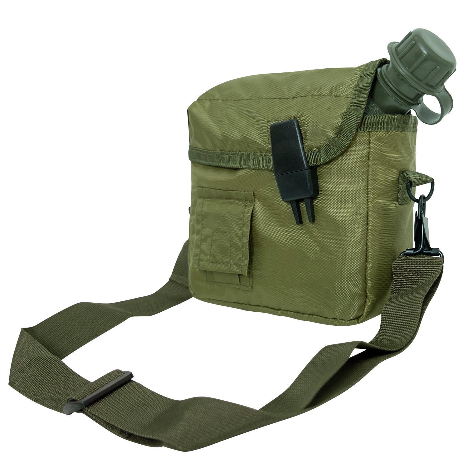 2 Quart Canteen Cover with Strap – Troops Military Supply