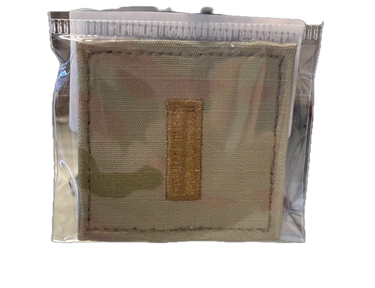 2LT Rank Embroidered on OPC w/Fastener
