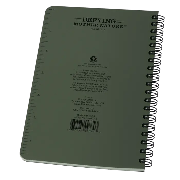 All Weather Universal Side-Spiral Notebook No. 973