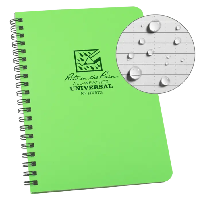 All Weather Universal Side-Spiral Notebook No. HV973