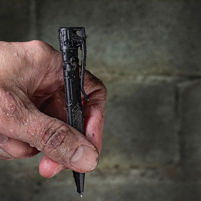 Black Plastic/Metal Mini Bolt Action Pen No. 20K