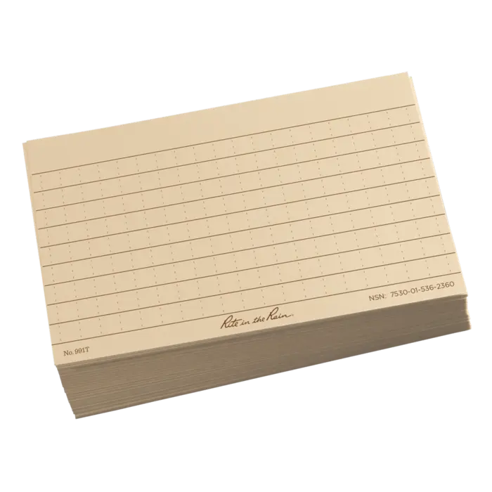 Index Cards No. 991T