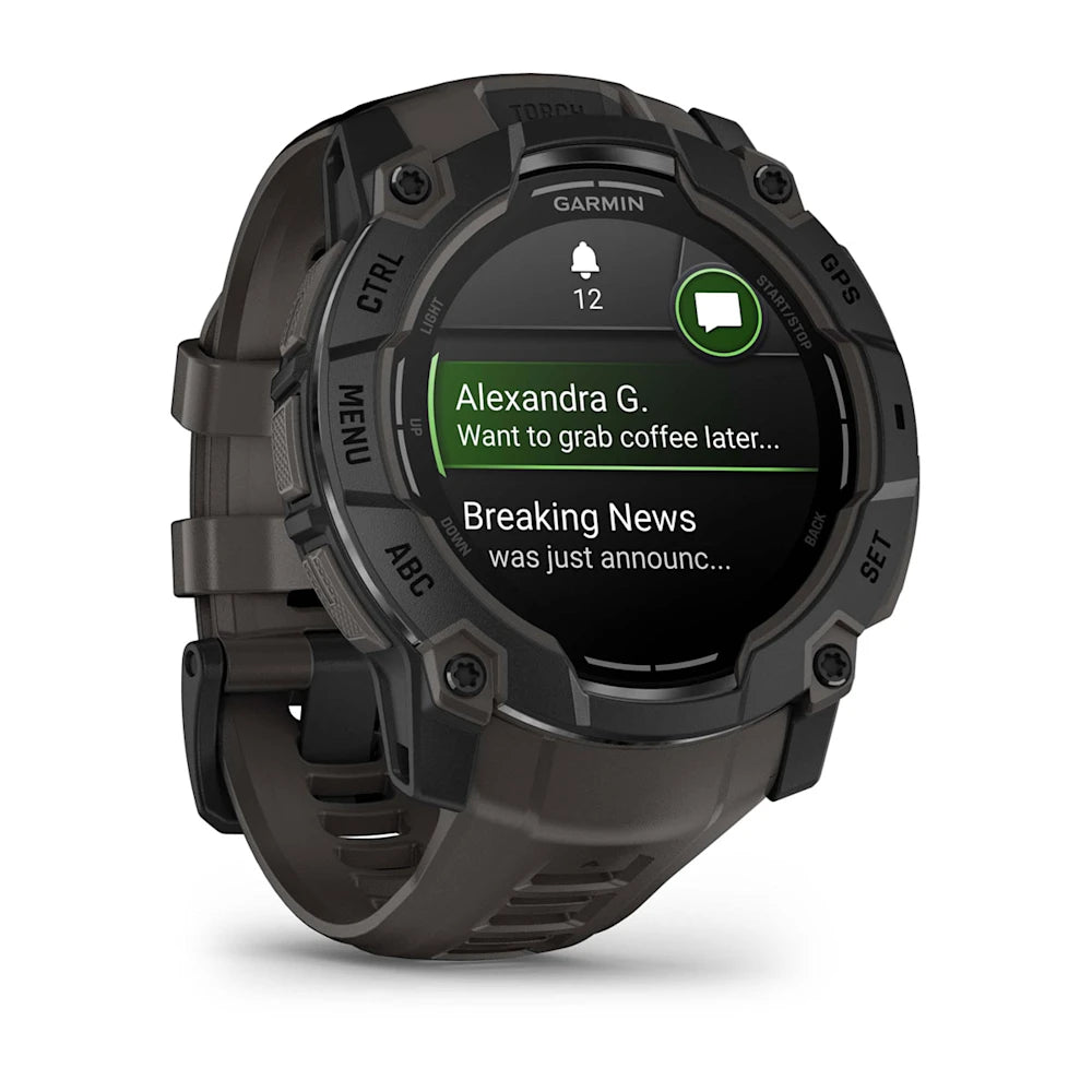 Instinct 3 - 50 mm, Amoled / Tactical, Rugged GPS Smartwatch