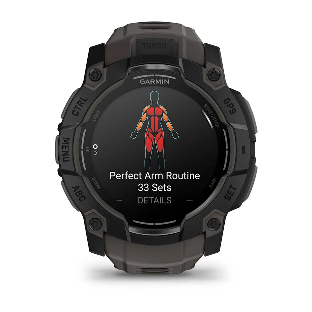 Instinct 3 - 50 mm, Amoled / Tactical, Rugged GPS Smartwatch