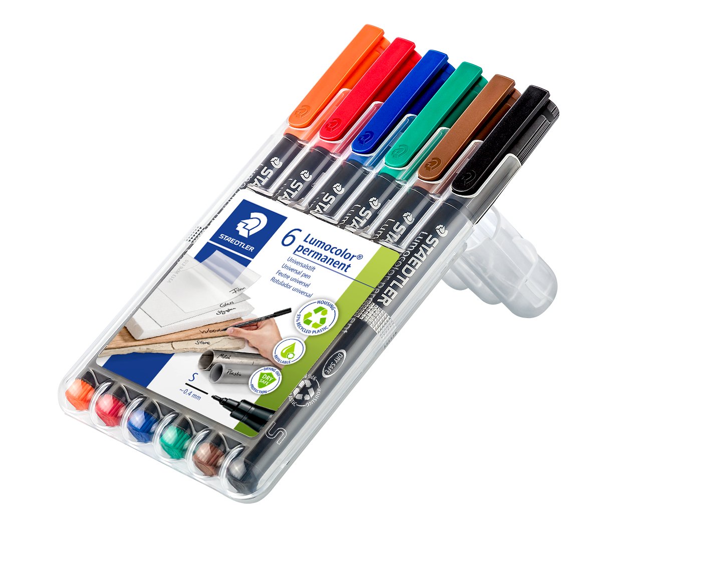 Permanent Marker Pen - 6 Pack