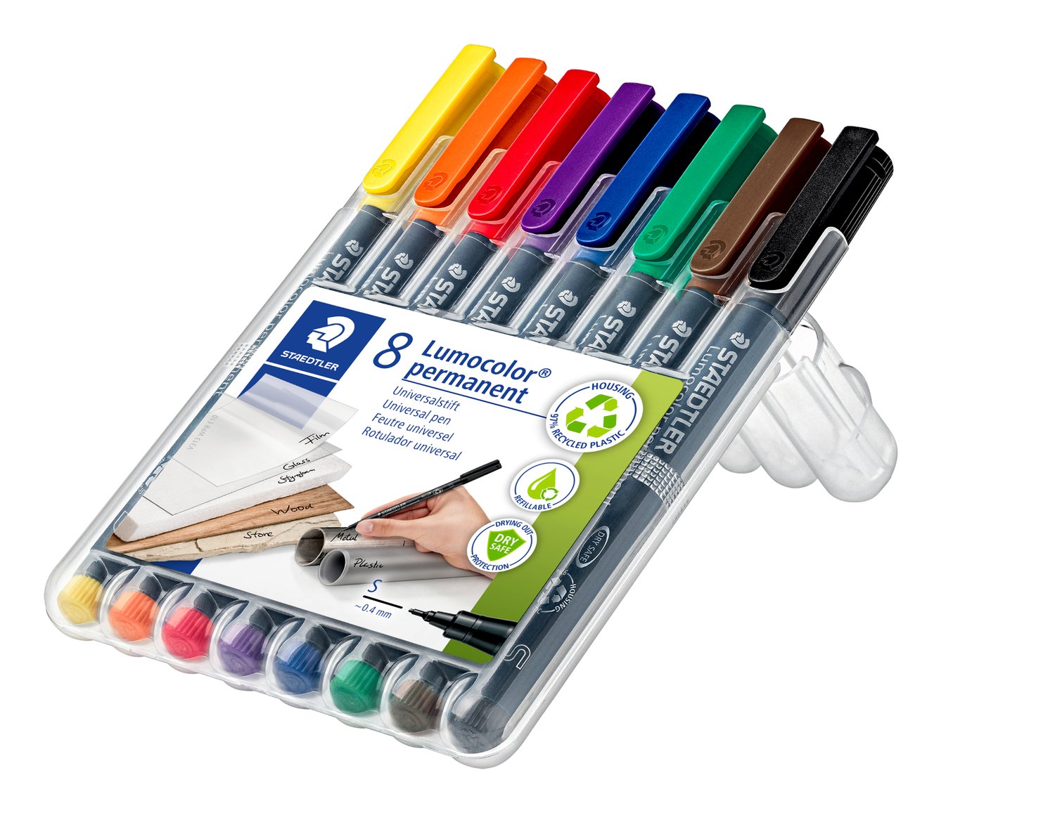 Permanent Marker Pen - 8 Pack