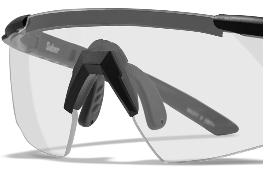 WILEY X SABER ADVANCED CLEAR LENS/MATTE BLACK FRAME