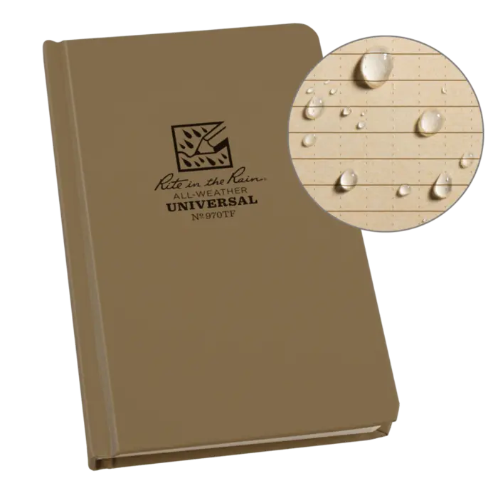 All Weather Universal Field Book No. 970TF (Tan) – Troops Military Supply