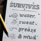 All Weather Universal Side-Spiral Notebook No. OR73 (Orange)