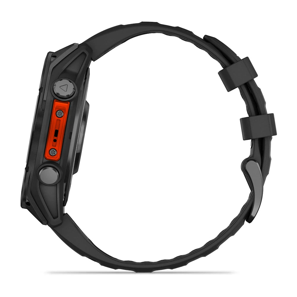 Fenix 8 – 47 mm, Amoled, Slate Gray with Black Silicone Band