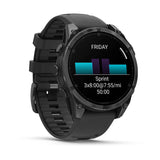 Fenix 8 – 47 mm, Amoled, Slate Gray with Black Silicone Band