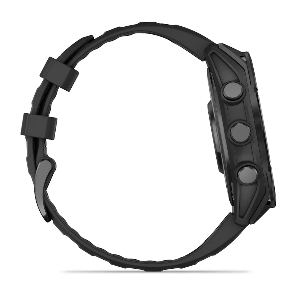 Fenix 8 – 47 mm, Amoled, Slate Gray with Black Silicone Band
