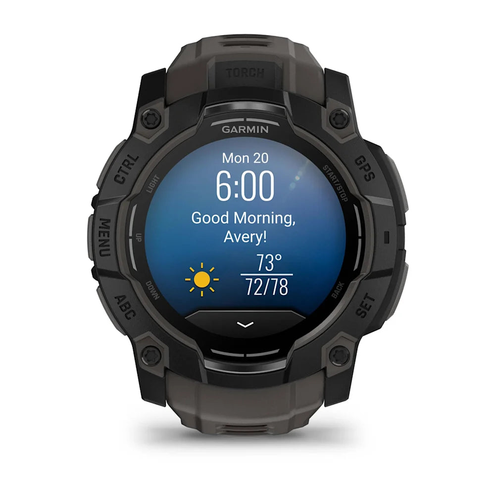 Instinct 3 - 50 mm, Amoled / Tactical, Rugged GPS Smartwatch
