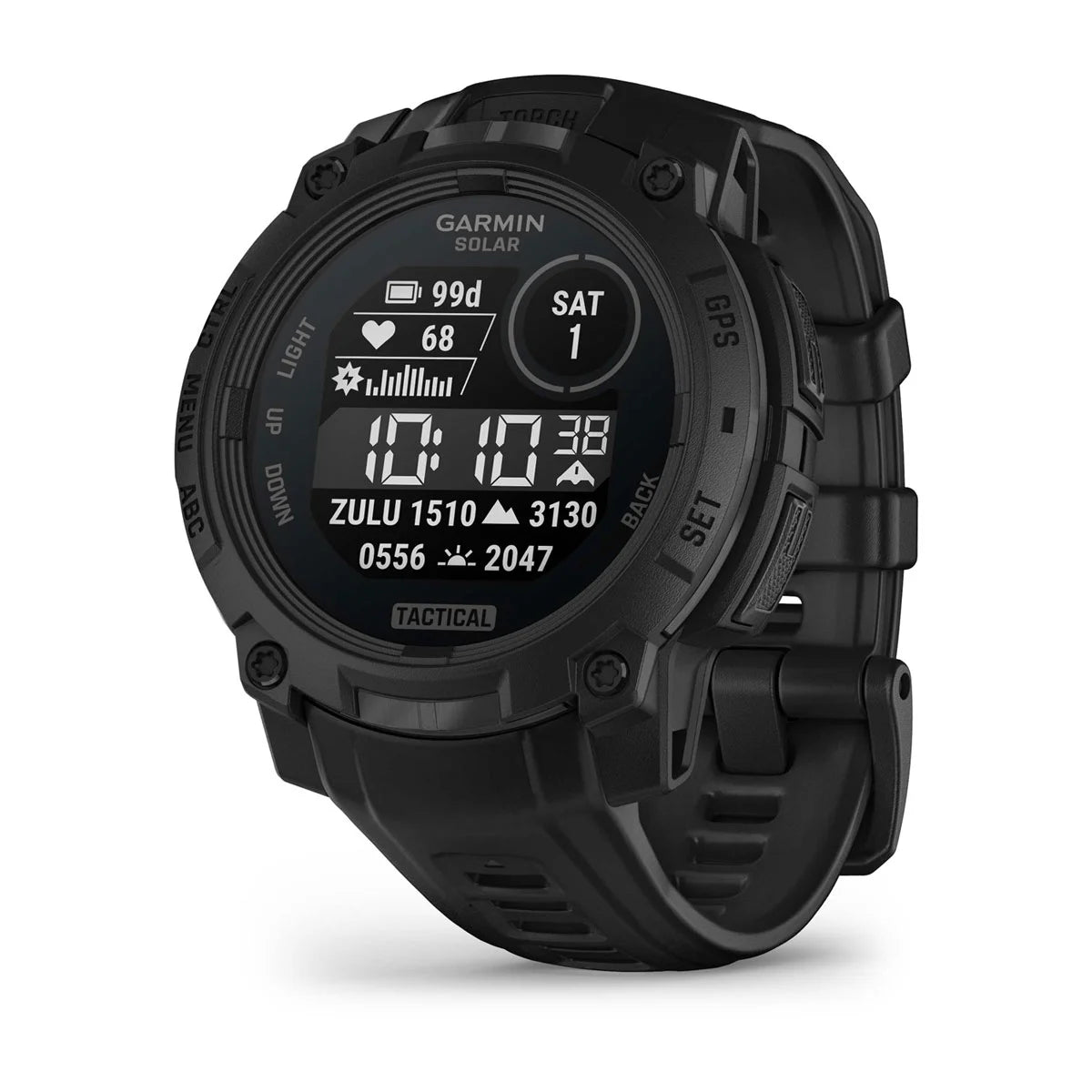 Instinct® 3 – 45 mm, Solar, Tactical Edition Rugged GPS Smartwatch