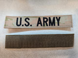 U.S. ARMY Embroidered Tape – Hook and Loop Backing