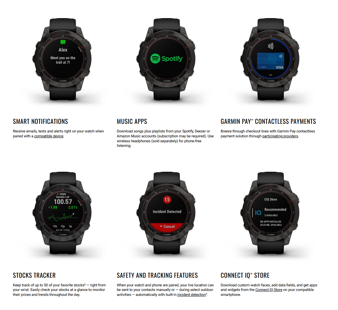 Garmin F nix 7X Saphire Solar PRO Troops Military Supply