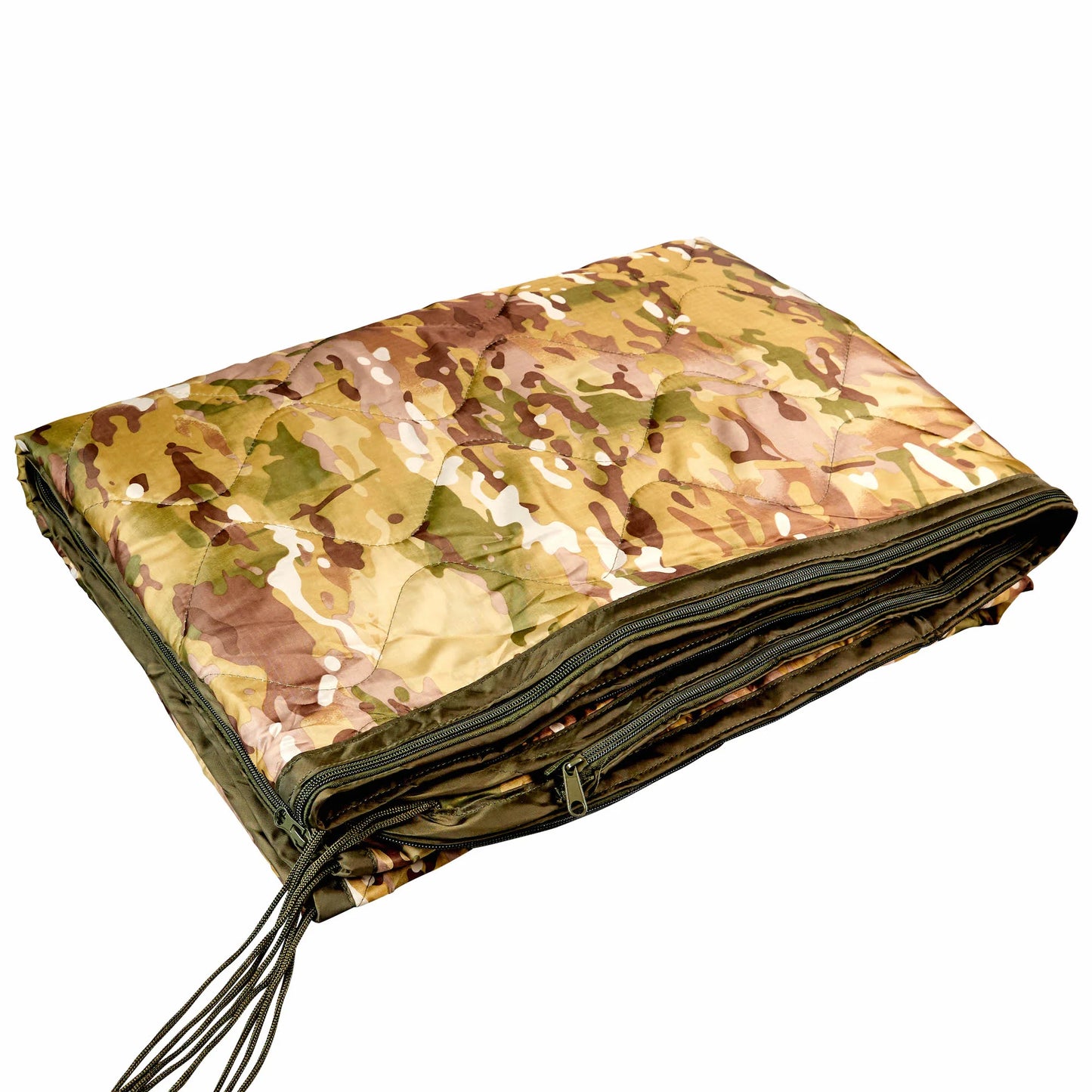 Poncho Liner Woobie Blanket 2.0 with Zipper Camo