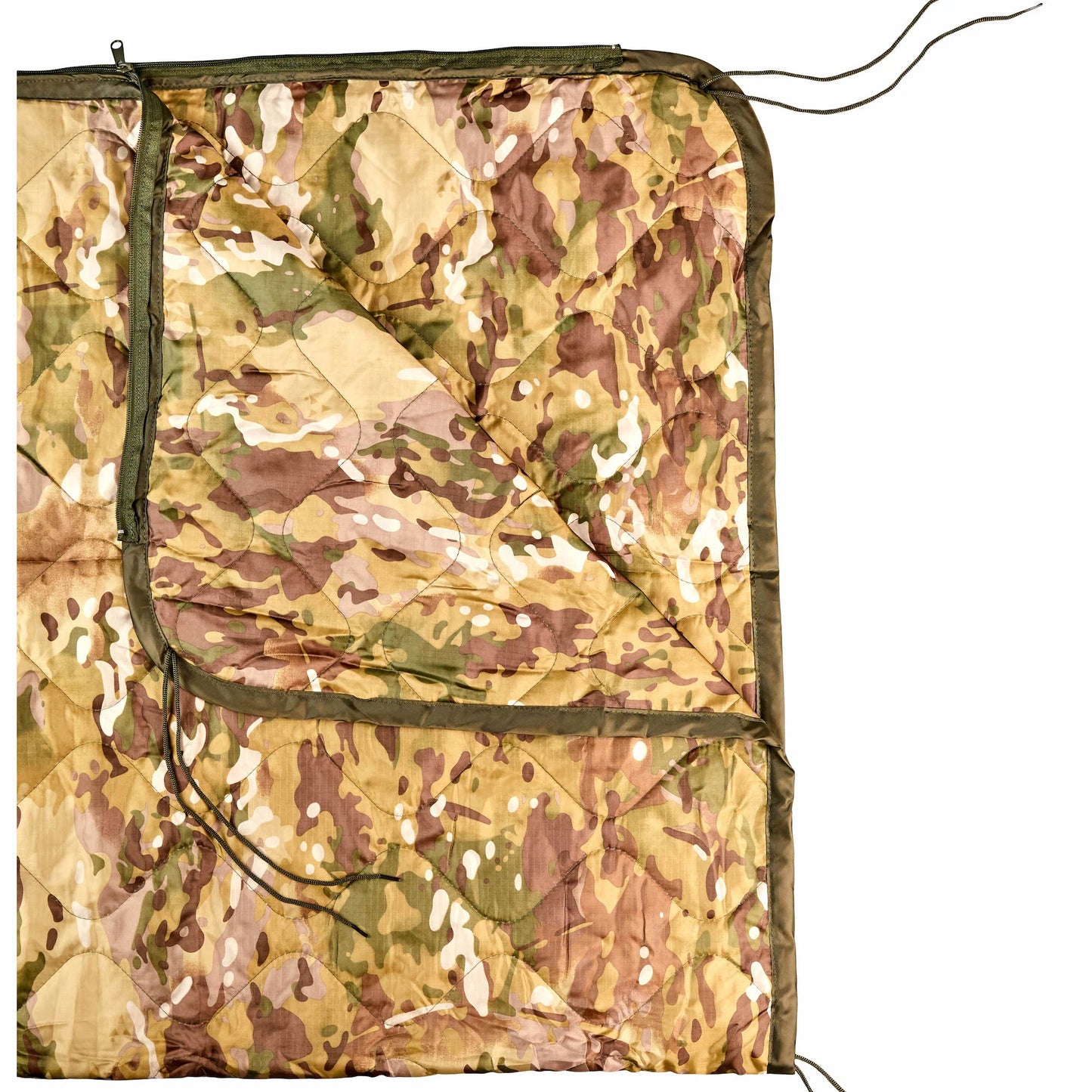 Poncho Liner Woobie Blanket 2.0 with Zipper Camo