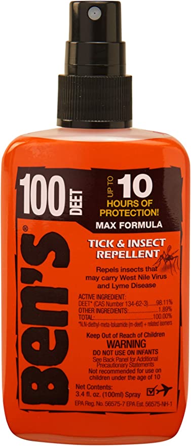 Ben's Tick and Insect Repellent, Max Formula